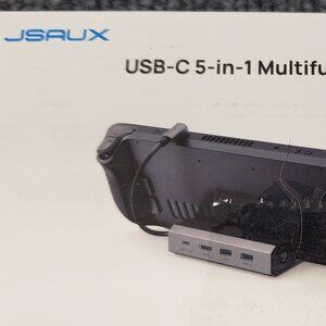 Jsaux Docking Station USB-C 5-in-1 Multifunction Adapter Model Hb0602